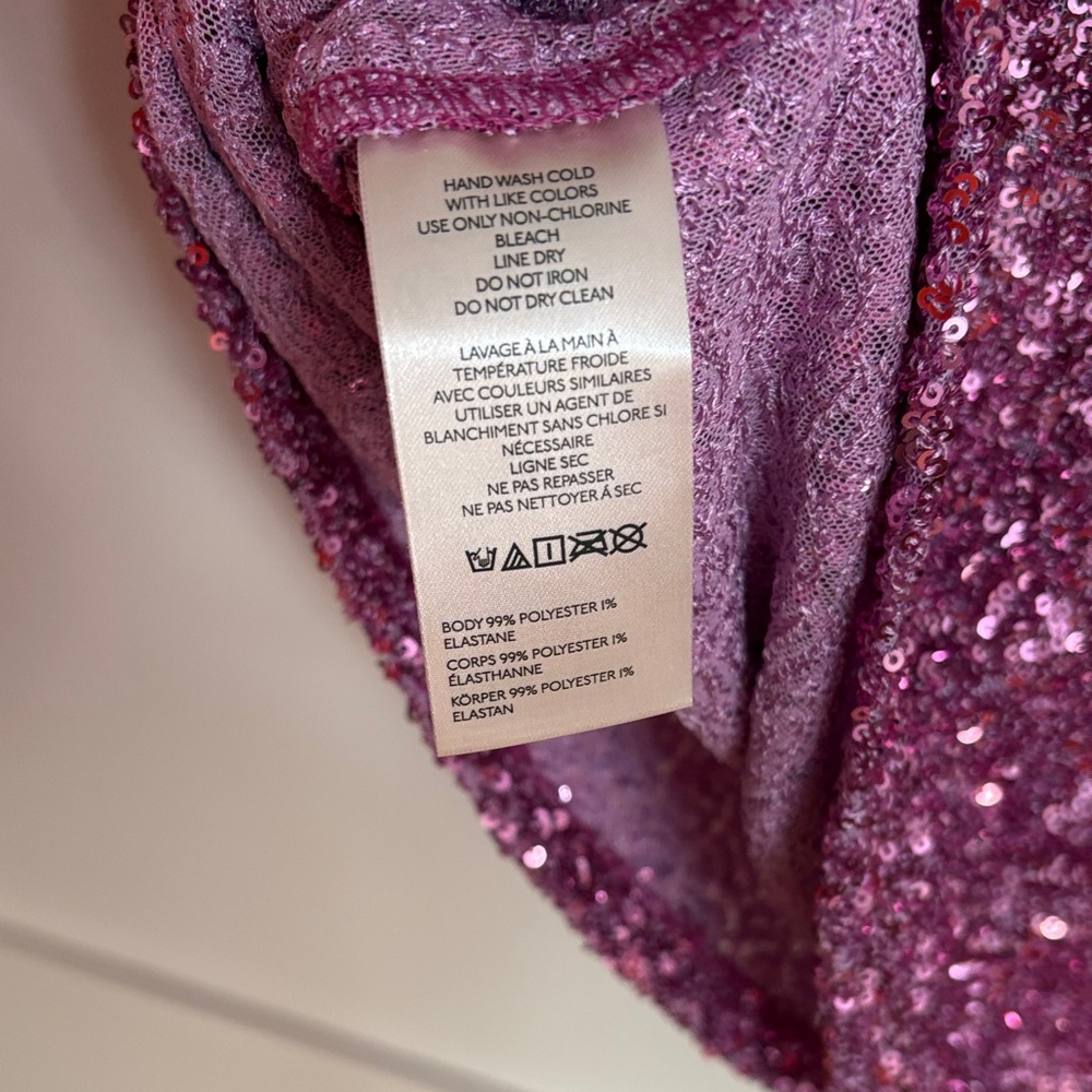 Maeve Pink Sequin Top - Picture 4 of 4